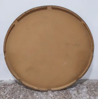 Tablero sobremesa redondo madera
