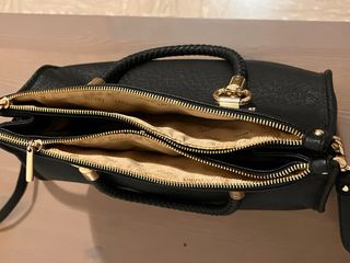 Borsa Liu Jo nera pelle lavorata capiente