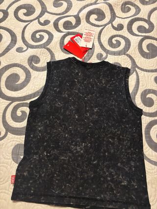 Camiseta sin mangas Diesel efecto desgastado