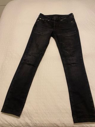 Pantalón vaquero negro Calvin Klein mujer