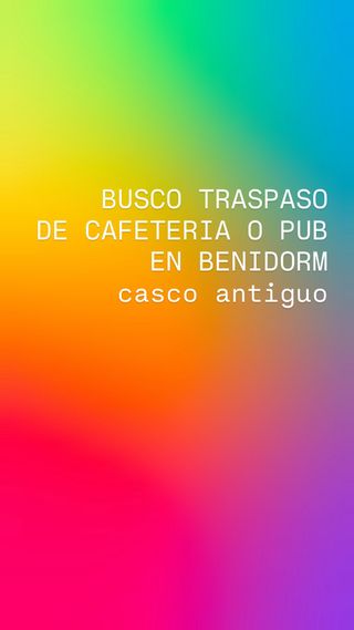 Traspaso Cafetería/Pub Benidorm Casco Antiguo