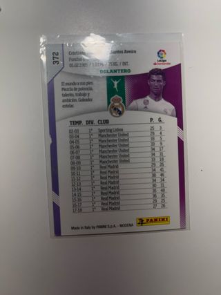 Cromos Cristiano Ronaldo La Liga 2018-19