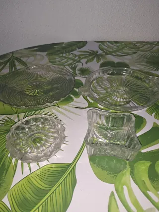 Platos y Ceniceros de Cristal