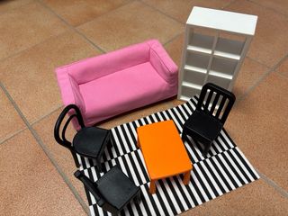 Mobiliario miniatura IKEA: Salón y Habitación