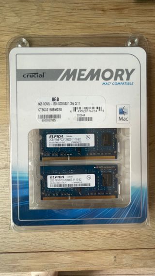Crucial 8GB DDR3L Mac Compatible RAM