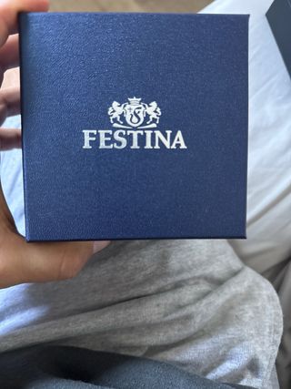Reloj Festina Acero Inoxidable Negro/Plateado