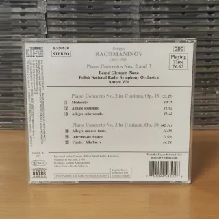CD Rachmaninov Concertos para Piano 2 & 3