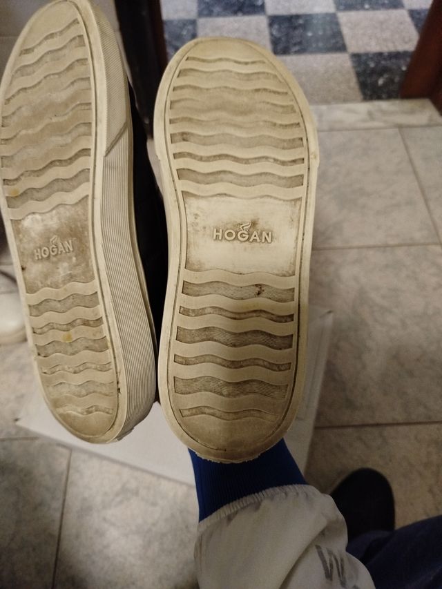 Hogan Sneakers Donna Pelle Nere Tg 37