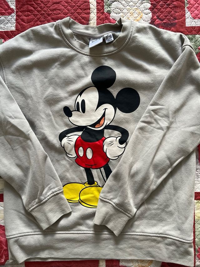 Felpa Disney Topolino Beige Multicolor