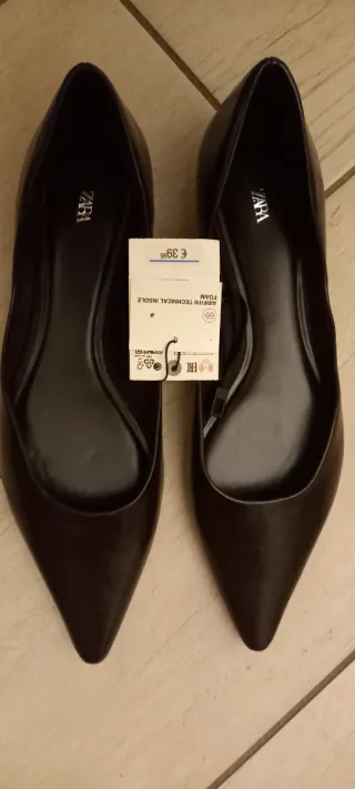 Scarpe Zara Nere Nuove con Cartellino