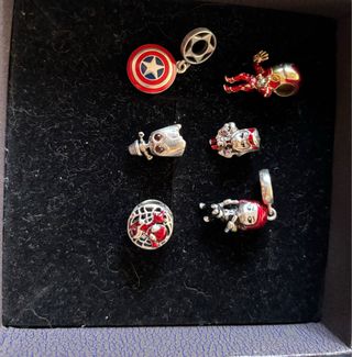 Set 6 Charms Marvel Avengers Pandora