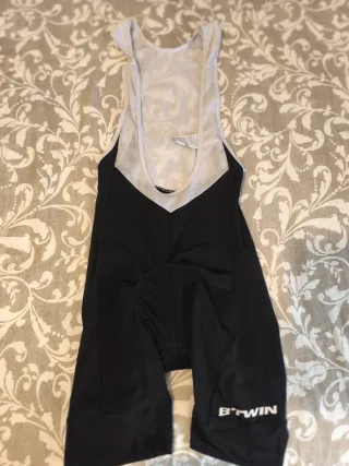 Culotte Ciclismo Btwin Negro