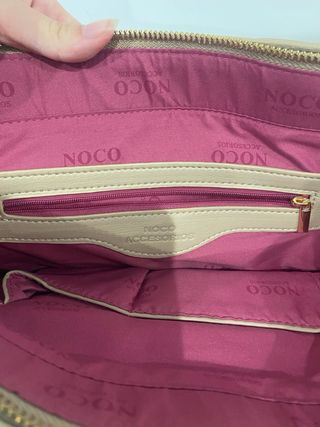 Bolso Noco Beige Acolchado