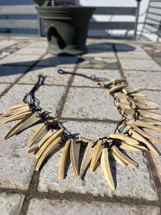Collana Tribale - Avorio e Legno – Stile Etnico