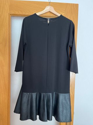 Vestido negro Valentina manga francesa Talla L