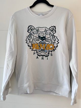 Sudadera Kenzo Tiger Paris Blanca