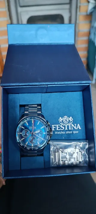 Reloj Festina Hombre analógico Cronógrafo Azul