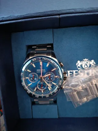 Reloj Festina Hombre analógico Cronógrafo Azul