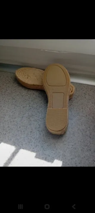 Suelas Esparto Talla 38 Beige