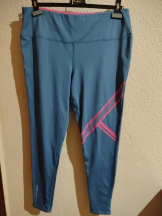 Mallas térmicas azules con detalles rosas
