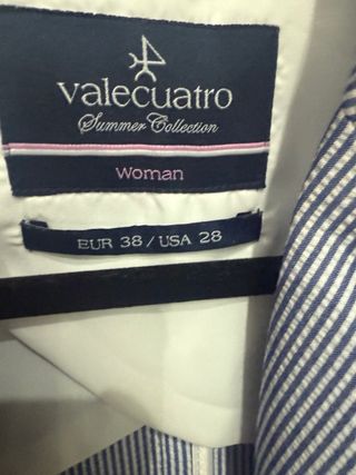 Blazer Valecuatro Rayas Azul Talla M
