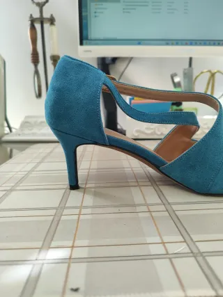 Zapatos de tacón Castamere turquesa