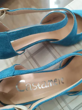 Zapatos de tacón Castamere turquesa