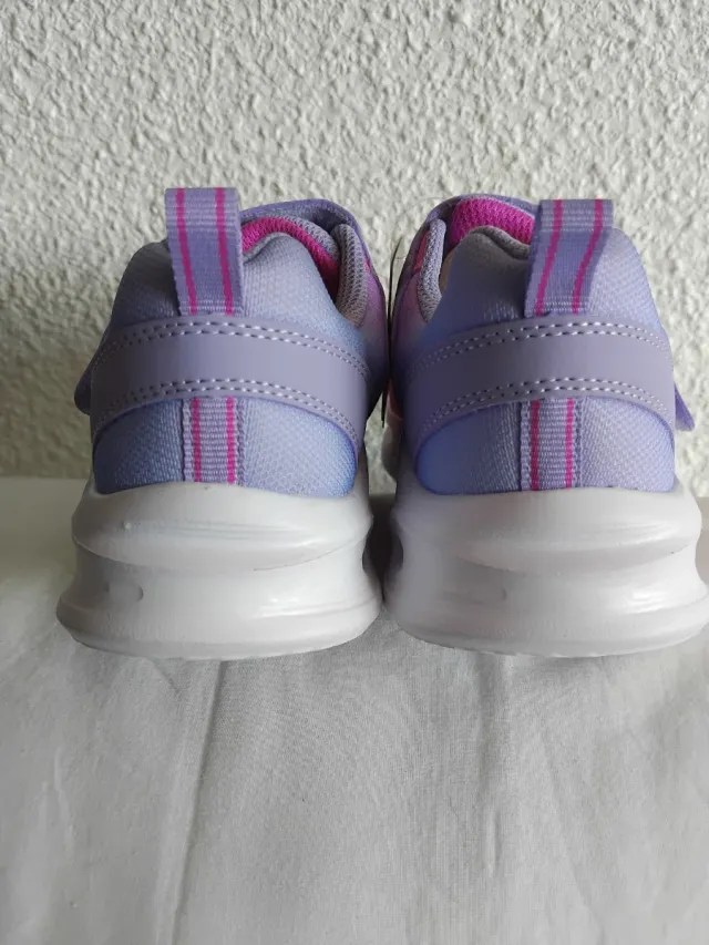 Zapatillas Skechers S-Lights Niña Rosa/Morado