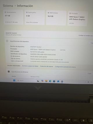 PORTÁTIL GAMING HP VICTUS RYZEN 7 144 Hz RTX 