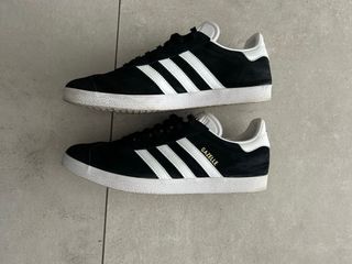 Adidas Gazelle Uomo Nero Bianco