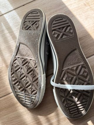 Converse grises talla 35