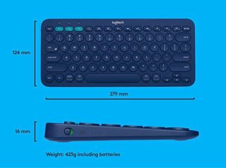 Teclado Logitech K380 Español Azul Marino