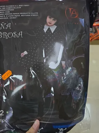 Disfraz Miércoles Halloween Talla Única