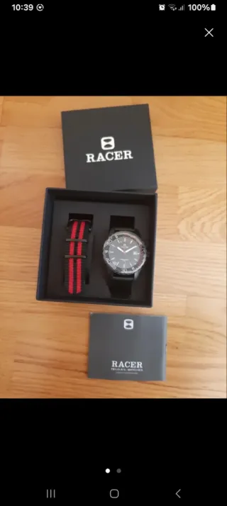 Reloj Racer Negro y Rojo