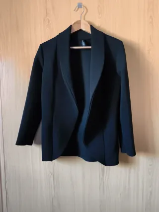 Americana negra talla única