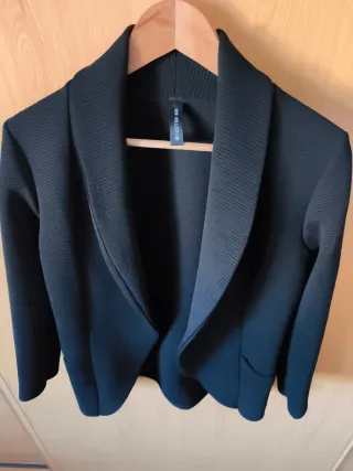 Americana negra talla única