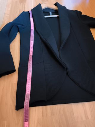 Americana negra talla única