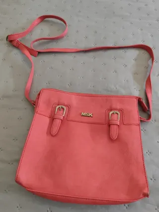 Bolso MSK rojo/rosa