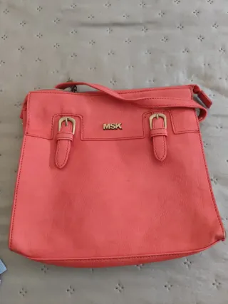 Bolso MSK rojo/rosa