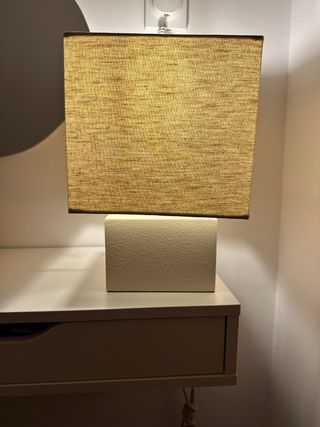 Lámpara Zara Home Beige Tela