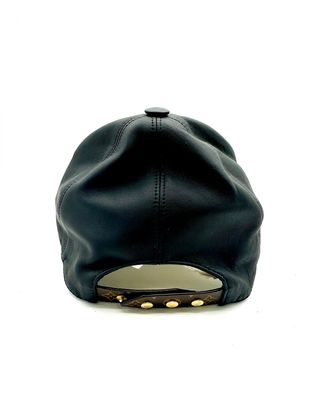 Gorra Louis Vuitton Piel Negra y Marrón
