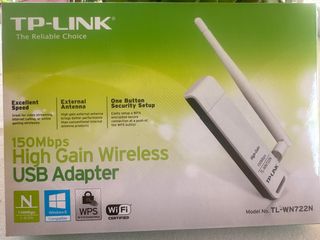 Adaptador USB TP-LINK 150Mbps Alta Ganancia