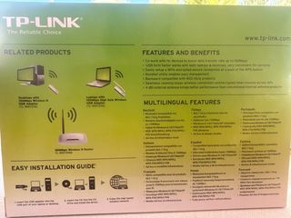Adaptador USB TP-LINK 150Mbps Alta Ganancia