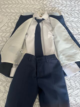Traje Comunión Niño Amalio Rubio Talla 9 + zapatos