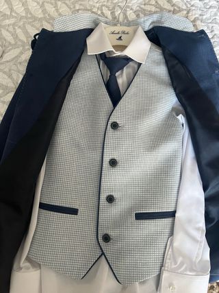 Traje Comunión Niño Amalio Rubio Talla 9 + zapatos