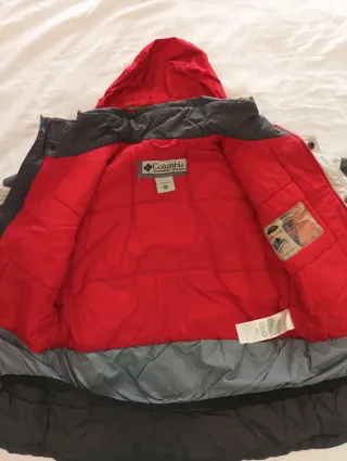 Cazadora Columbia T10/12 Roja- gris -blanca