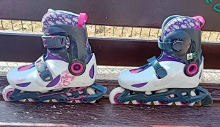 Patines Oxelo Talla 30-32 Morado