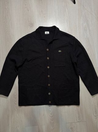 Chaqueta Lacoste Negra Botones Vintage