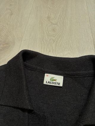Chaqueta Lacoste Negra Botones Vintage