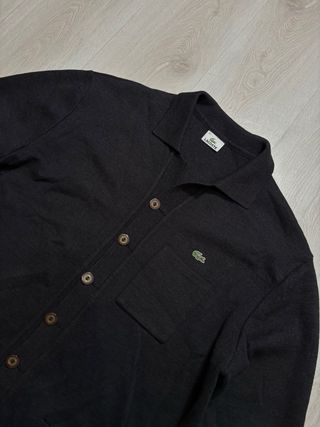 Chaqueta Lacoste Negra Botones Vintage